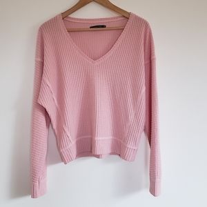 Soft Pink Abercrombie and Fitch Sweater